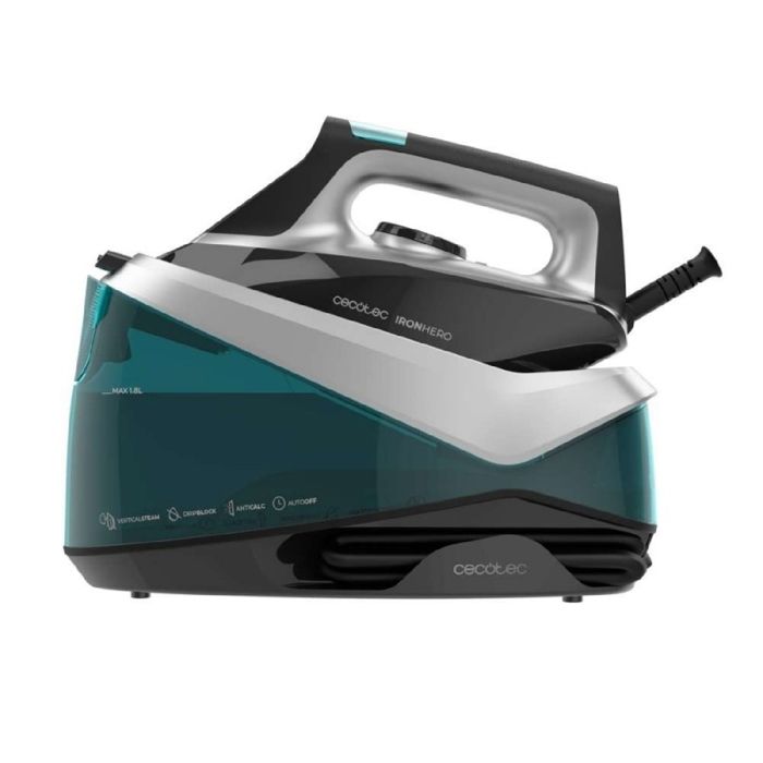 Dampferzeuger  CECOTEC  IronHero H-2800 Station  2800 W  360 g/min  Schwarz/Blau