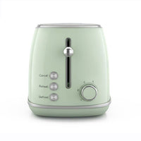 Vintage 2-Scheiben-Toaster  SWEISS  GRS7  850 W  Einstellbares Thermostat  Grün
