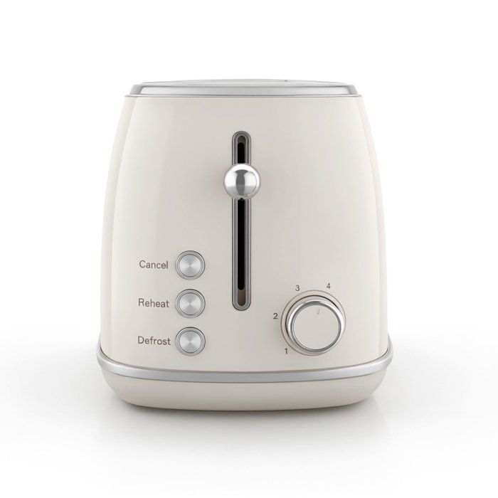Vintage 2-Scheiben-Toaster  SWEISS  GRS8  850 W  Einstellbares Thermostat  Beige