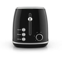 Vintage 2-Scheiben-Toaster  SWEISS  GRS9  850 W  Einstellbares Thermostat  Schwarz