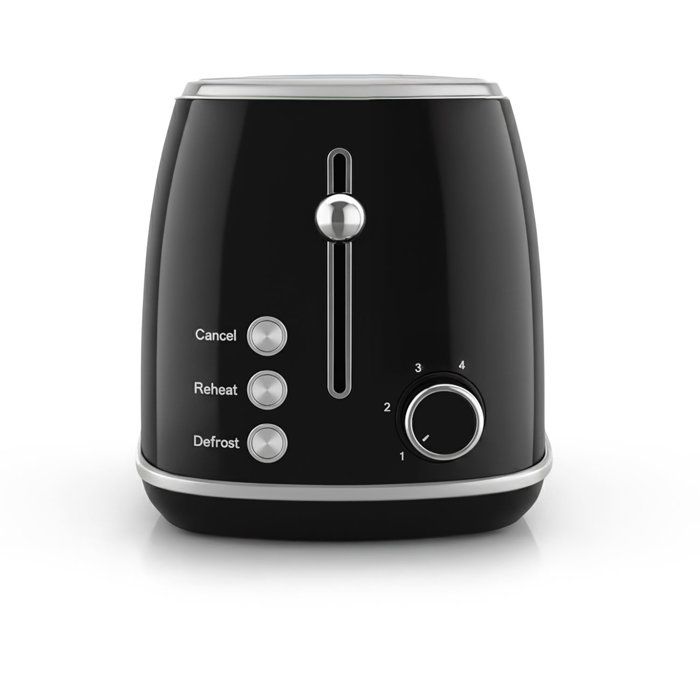 Vintage 2-Scheiben-Toaster  SWEISS  GRS9  850 W  Einstellbares Thermostat  Schwarz
