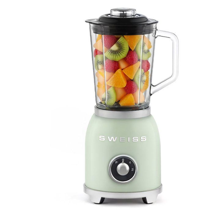 Vintage-Standmixer - SWEISS - MXV7 - 1,5 l - Grün