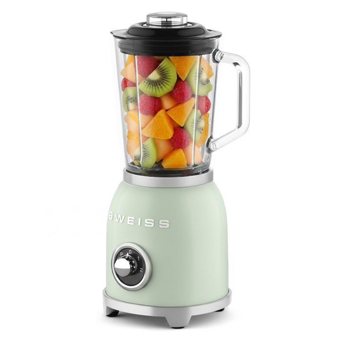 Vintage-Standmixer - SWEISS - MXV7 - 1,5 l - Grün