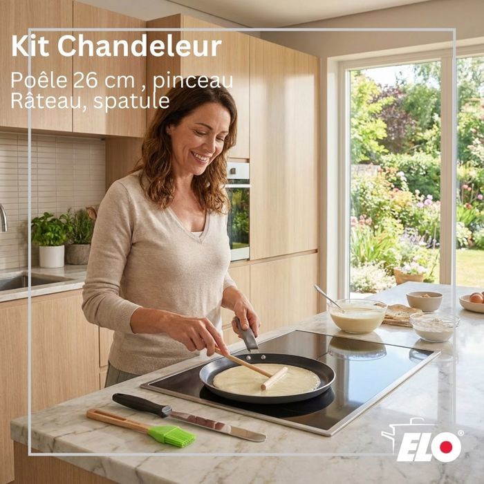 Weihnachts-Crêpe-Set - ELO - Ducato - Ø 26 cm - 3 Utensilien