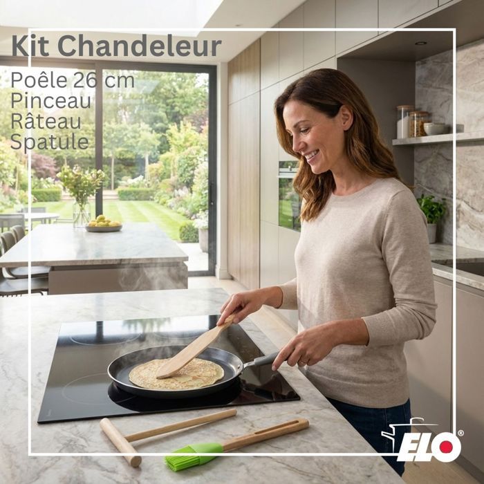 Weihnachts-Crêpe-Set - ELO - Ducato - Ø 26 cm - 3 Utensilien