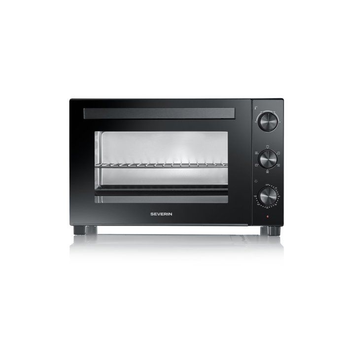 Mini-Elektrobackofen  SEVERIN  TO 2076  Umluft  1800 W  46 l  Schwarz