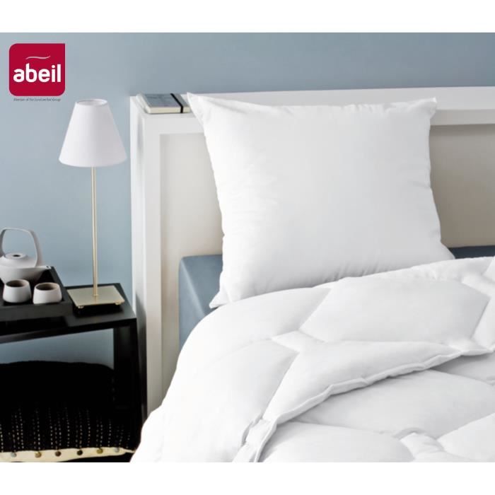 Abeil Lot of 2 anti -Acarian pillows - 60 x 60 cm - White