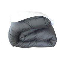 Abeil two -tone duvet - 200 x 200 cm - White and gray