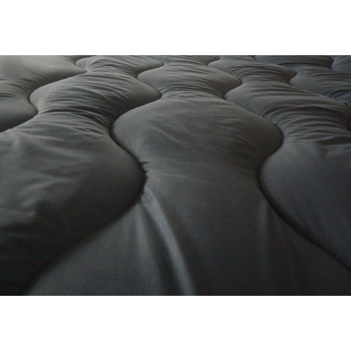 Abeil two -tone duvet - 220 x 240 cm - White and gray