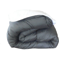 Abeil two -tone duvet - 220 x 240 cm - White and gray