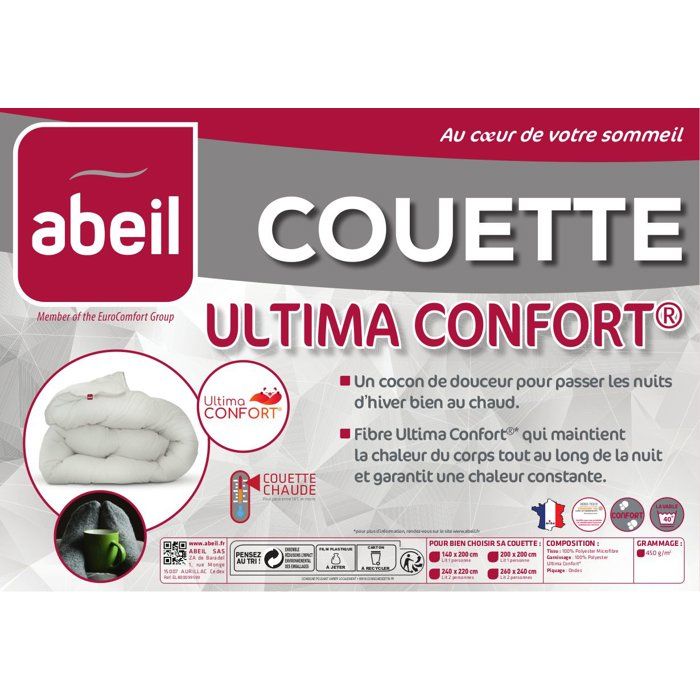 Abeil duvet Ultima Comfort 450 - 240 x 260 cm