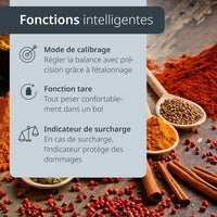 Digitale Küchenwaage  ADE  POCKET  ABS-Kunststoff  Von 0,1 bis 300 g  Inklusive 2 AAA-Batterien