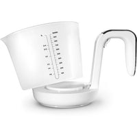 Messbecher/Waage  ADE  FRANCA  Glas/Kunststoff  20,7 x 14,6 cm  Inkl. 1 Cr2032-Batterie