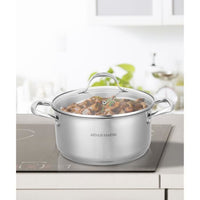 AM3549 Arthur Martin Stockpot 24 cm with lid  Stainless Steel  All heat sources including inductio