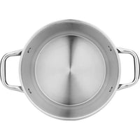 AM3549 Arthur Martin Stockpot 24 cm with lid  Stainless Steel  All heat sources including inductio