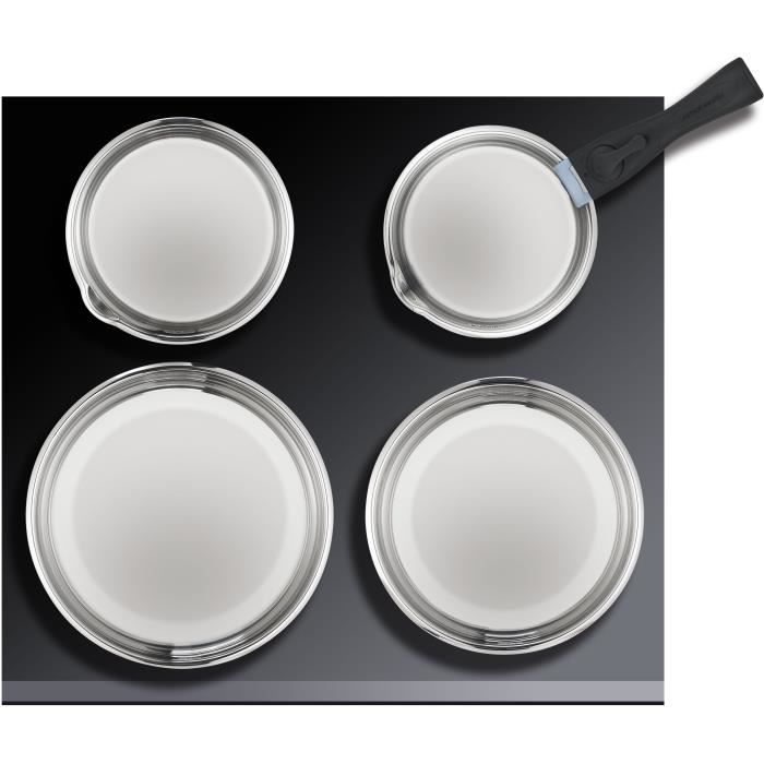 Induction cookware set - Arthur Martin - AM4485 - Stainless steel - 10 pieces - Removable handle - A