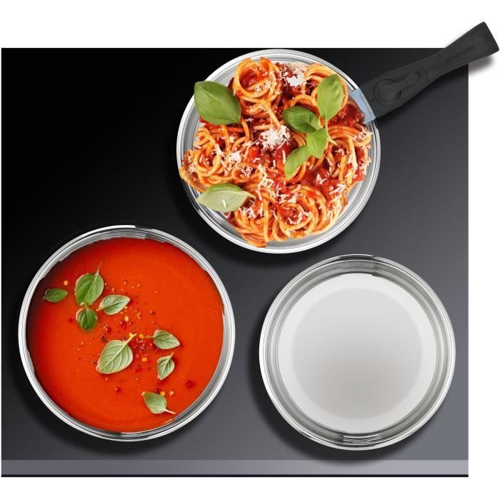 Induction cookware set - Arthur Martin - AM4485 - Stainless steel - 10 pieces - Removable handle - A
