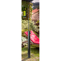 Solardusche  GRE  PVC-Modell  9 l  Abmessungen: Ø 11 cm x H 220 cm