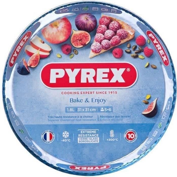 PYREX Classic Glassware pie plate 30 cm transparent