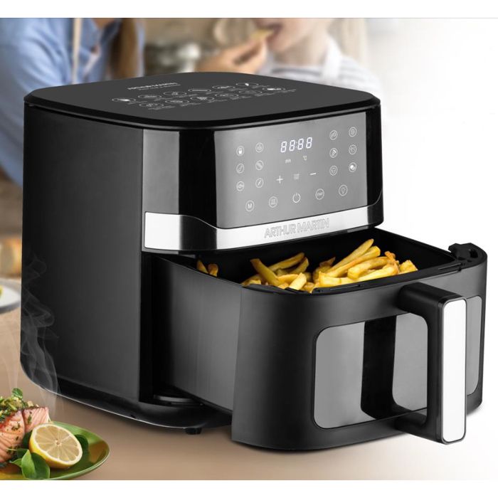 Arthur Martin Ölfreie Fritteuse 10l 1800w schwarz - ampaf1800