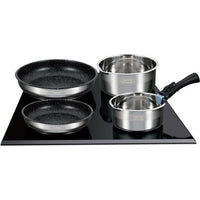 Arthur Martin AM2493 8 -piece kitchen battery - Stainless steel - Removable handle - All lights incl