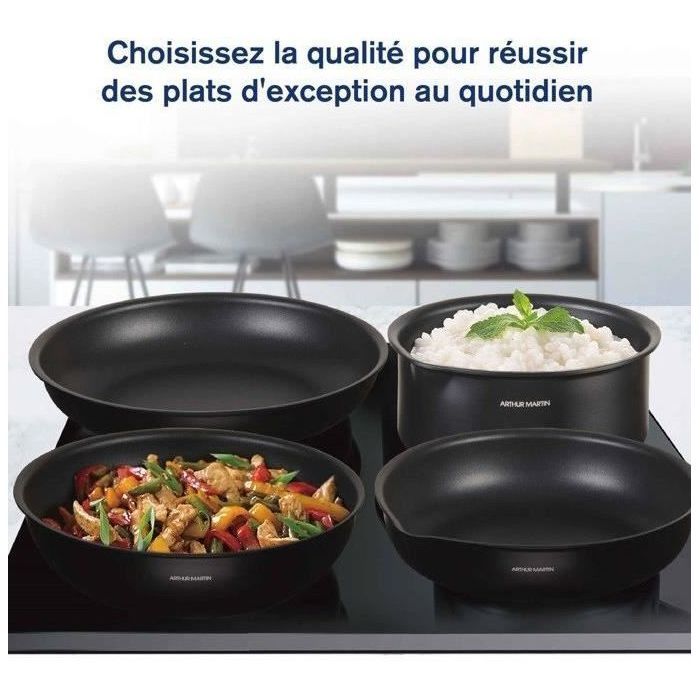 Cookware - All heat sources including induction - Arthur Martin - AM0530 - Aluminum - Non-stick - 20