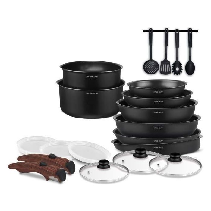 Cookware - All heat sources including induction - Arthur Martin - AM0530 - Aluminum - Non-stick - 20