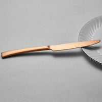 Cutlery set - ARTHUR MARTIN - AM0056 - 24 pieces - Stainless steel - Copper finish