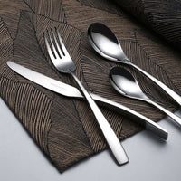 Cutlery set - ARTHUR MARTIN - AM3630 - 24 pieces - Stainless steel - Satin finish
