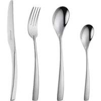 Cutlery set - ARTHUR MARTIN - AM3630 - 24 pieces - Stainless steel - Satin finish