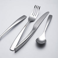 Cutlery set - ARTHUR MARTIN - AM3630 - 24 pieces - Stainless steel - Satin finish