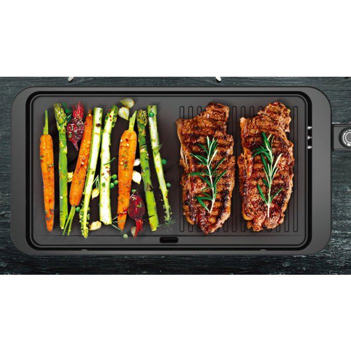 Elektrischer Grill  ARTHUR MARTIN  AMPL204  2000 W  Zwei Temperaturzonen  Antihaftbeschichtung 