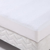 Alese Shape Waterproof Cover Transalese 100% Cotton Sponge - 120 x 190 cm - White