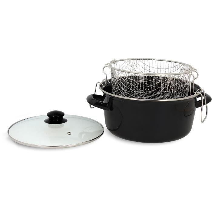 THEKITCHENETTE Fryer with lid 3645580 26cm All heat sources including induction