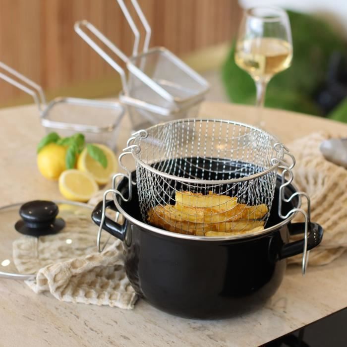 THEKITCHENETTE Fryer with lid 3645580 26cm All heat sources including induction