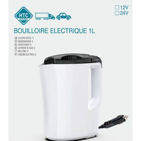 Electric Kettle 24V 1 Liter 250W White and Blue