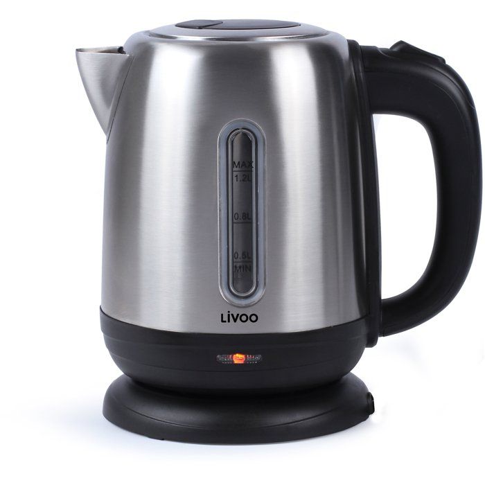 Wasserkocher  LIVOO  DOD182  1630 W  1,2 l  360° drehbarer Sockel  Grau