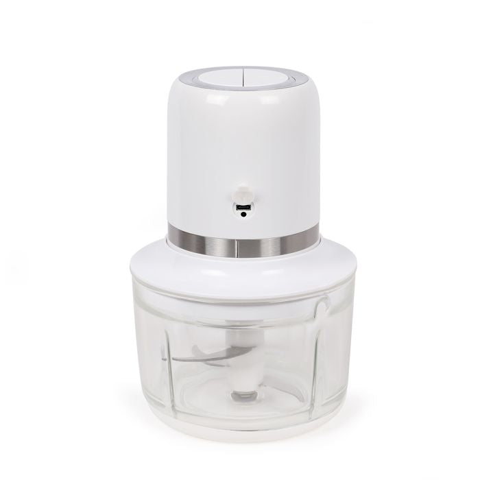 Cordless electric chopper - LIVOO - 200 W - 2 speeds - 1.2 L - 4 steel blades - White