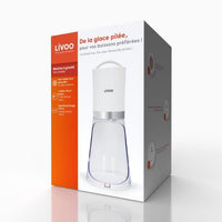 Ice Crusher - LIVOO - DOM462 - 150 mL - 2 Sizes - Automatic Start-up - Reservoir - Stainless Steel B