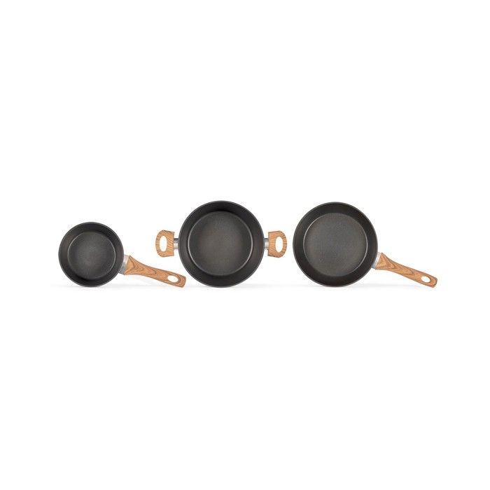 LIVOO Feel good moments - 5-piece cookware set - Black - MZP147
