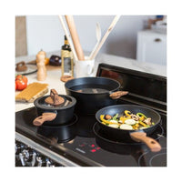 LIVOO Feel good moments - 5-piece cookware set - Black - MZP147