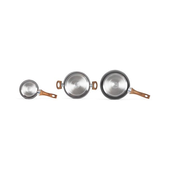 LIVOO Feel good moments - 5-piece cookware set - Black - MZP147
