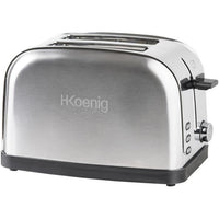 Two-slice toaster - HKoeNIG - TOS7 - 850 W - Stainless steel
