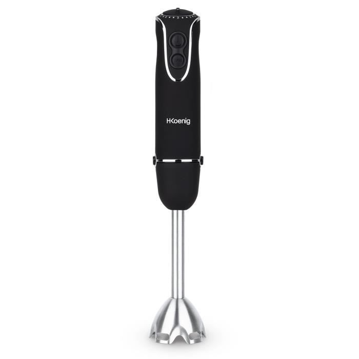 3 in 1 hand blender - H.Koenig - MIX75 - 850 W - 5 speeds + Turbo - Stainless steel blades - Accesso
