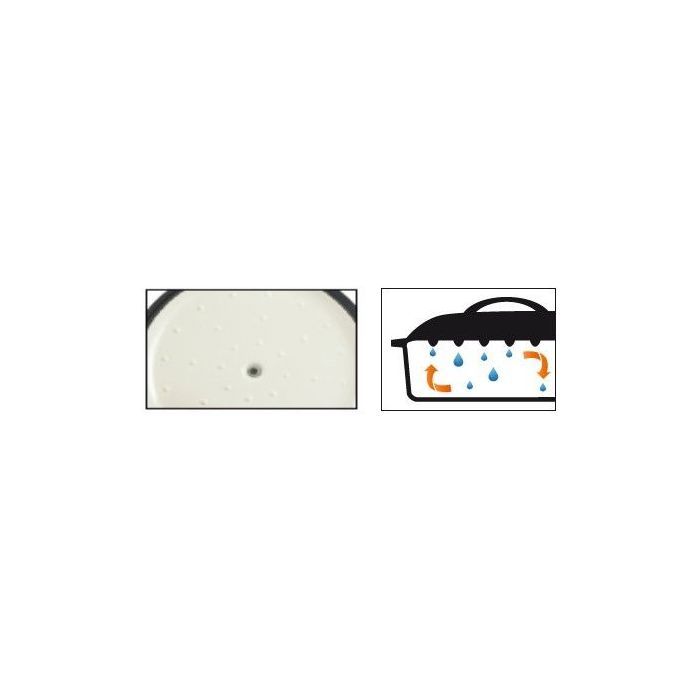 Massiver gusseiserner Schmortopf  GSW  33 x 25 cm  Orange  Oval  Induktionsgeeignet