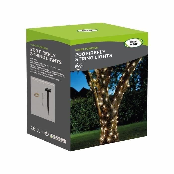 LUCIOLE outdoor garland 200 warm white LEDs SMART GARDEN
