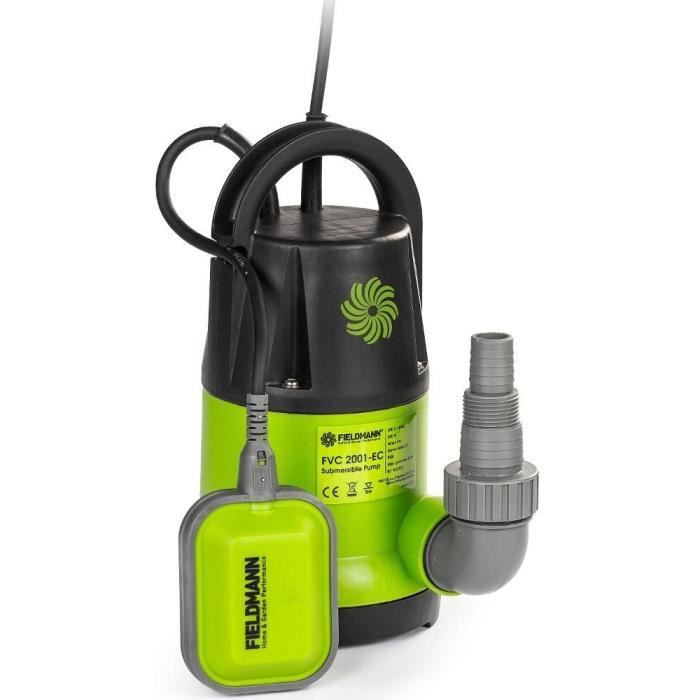 Tauchpumpe - FIELDMANN - FVC 2001-EC - 250 Watt - Max. Förderleistung 5000 l/h - Tiefe 5 m