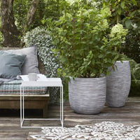Capi Jardiniere Nature Rib 54x52 cm ivory KOFI935 424241