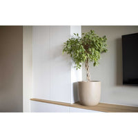 Ball flower pot - CAPI EUROPE - WASTE SMOOTH NL - 35 x 34 cm - Beige terrazzo