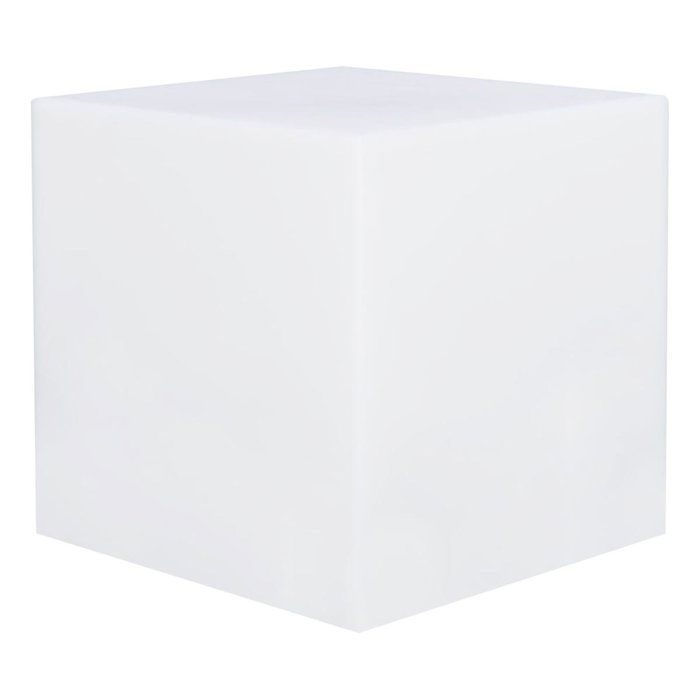 LUMISKY - Luminous cube stool wireless LED - multicolored dimmable CARRY - 40cm with remote control 